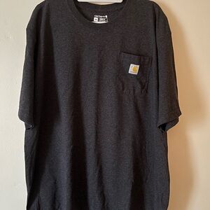 Carhartt Men's Pocket T-Shirt in Dark Charcoal xxl